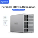 ORICO 9858U3 5-Bay DAS Enclosure for 2.5 & 3.5 Inch HDD SSD - Image 2