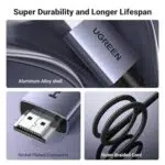 UGREEN 25300 HDMI 3M Cable – 4K@60Hz HDR Support - Image 3