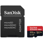 SanDisk Extreme PRO 512GB Memory Card microSDXC UHS-I 200MB/s, With Adapter - Image 2