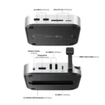 UGREEN CM481 Mac Mini M4 Docking Station – 9-Port Hub with NVMe SSD Enclosure #65488 - Image 3