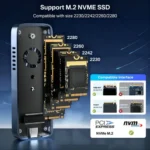 Acasis EC-6608Air M.2 NVMe SSD Enclosure with 10Gbps - Image 3