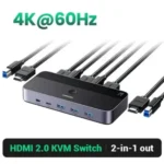 UGREEN CM664 2-In-1 HDMI KVM Switch #15707 - Image 3