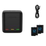 Telesin Gopro Charging Case with 2 Battery for Hero 9/10/11/12 - Image 2