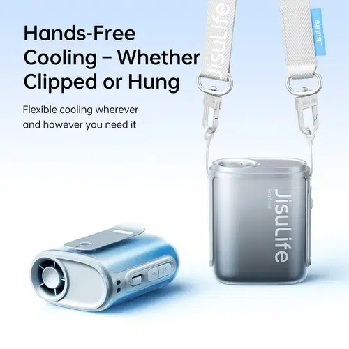 JisuLife Life5 Neck Fan – 3-in-1 Wearable Handheld & Waist Fan - Image 3