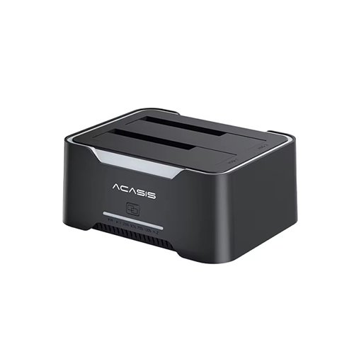 Acasis-EC-6104-Dual-bay-Hard-Drive-Docking-Station-Case-for-2.5-3.5-SSD-Disk-Case-500x500 Acasis EC-6104 Dual-bay Hard Drive Docking Enclosure - Image 1