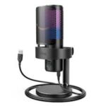 FIFINE A9 RGB USB Microphone AmpliGame Condenser Mic - Image 2