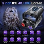 JA55 Night Vision Telescope Binocular with 16X Digital Zoom & 4K Recording - Image 2