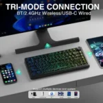 AULA F75 HE Hall Effect Tri-mode Gaming Magnetic Switch Keyboard - Image 2