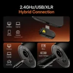 Maono PD200W Hybrid Wireless USB/XLR Podcast Microphone - Image 2