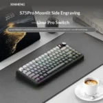 Xinmeng S75 PRO Tri-Mode Gaming Keyboard with Smart Display - Image 2