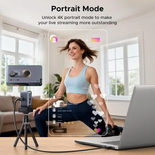 UGREEN CM930 FineCam Pro 4K AI Tracking Webcam (75726) - Image 3